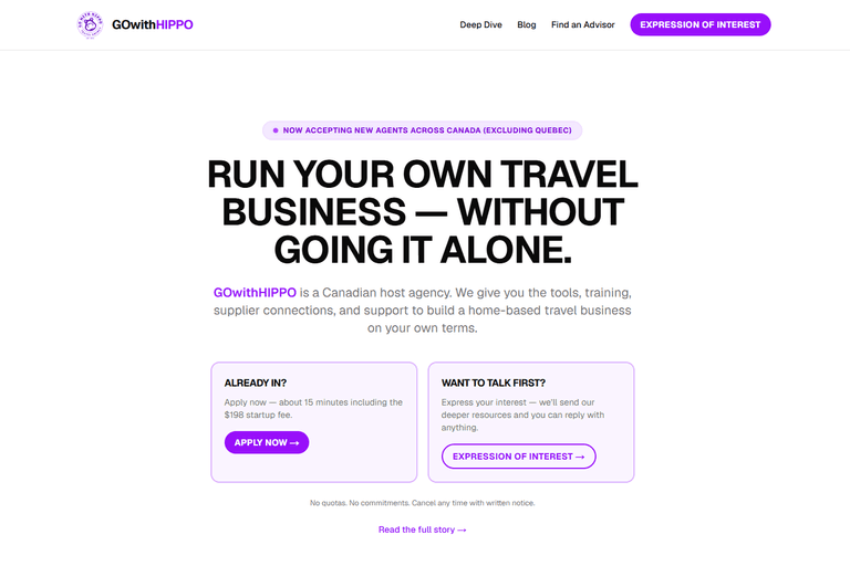 GOwithHIPPO Recruitment Site